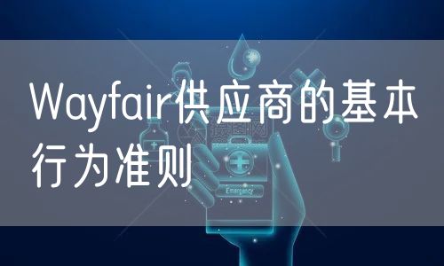 Wayfair供应商的基本行为准则