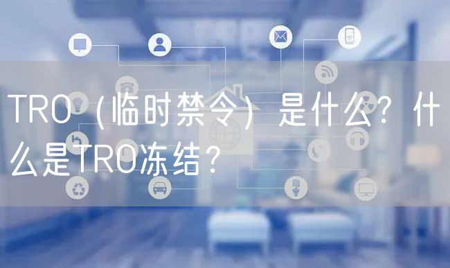 TRO（临时禁令）是什么？什么是TRO冻结？