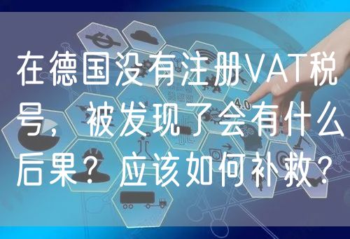 在德国没有注册VAT税号，被发现了会有什么后果？应该如何补救