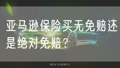 亚马逊保险买无免赔还是绝对免赔？