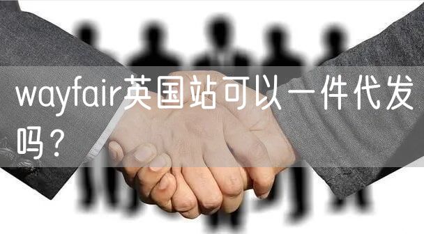 wayfair英国站可以一件代发吗？