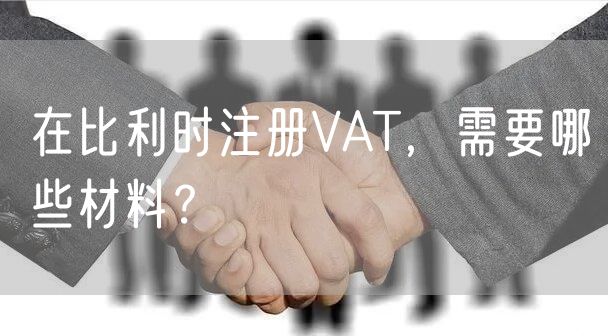 在比利时注册VAT，需要哪些材料？