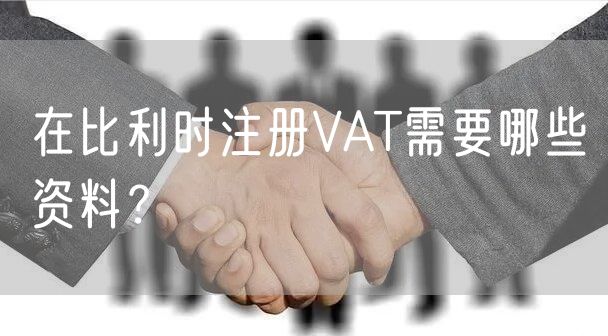 在比利时注册VAT需要哪些资料？