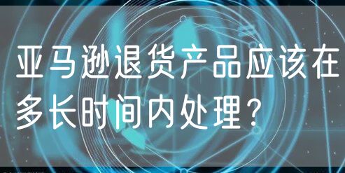 亚马逊退货产品应该在多长时间内处理？